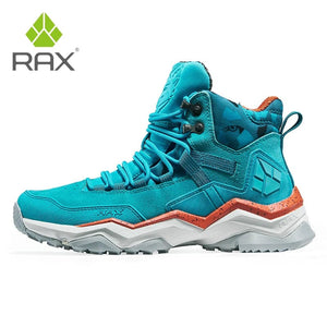 Planet Gates RAX Men Hiking Shoes Mid-top Waterproof Outdoor Sneaker Men Leather Trekking Boots Trail Camping Climbing Hunting Sneakers Women