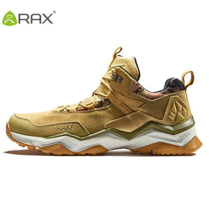 Planet Gates RAX Men Hiking Shoes Mid-top Waterproof Outdoor Sneaker Men Leather Trekking Boots Trail Camping Climbing Hunting Sneakers Women