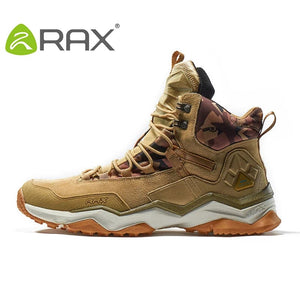 Planet Gates RAX Men Hiking Shoes Mid-top Waterproof Outdoor Sneaker Men Leather Trekking Boots Trail Camping Climbing Hunting Sneakers Women
