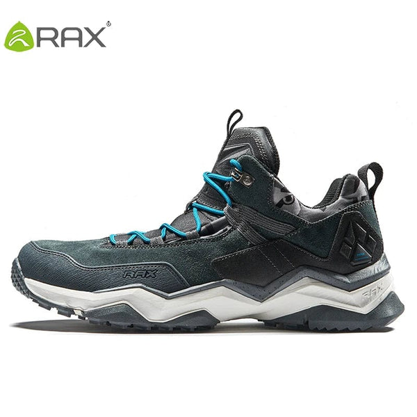 Planet Gates RAX Men Hiking Shoes Mid-top Waterproof Outdoor Sneaker Men Leather Trekking Boots Trail Camping Climbing Hunting Sneakers Women