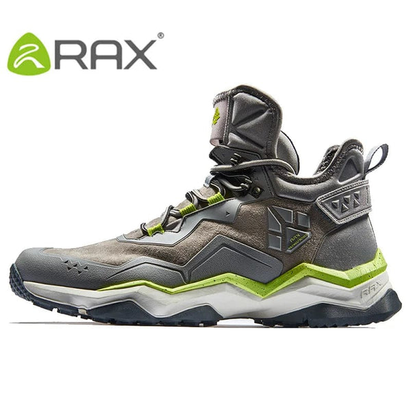 Planet Gates RAX Men Hiking Shoes Mid-top Waterproof Outdoor Sneaker Men Leather Trekking Boots Trail Camping Climbing Hunting Sneakers Women