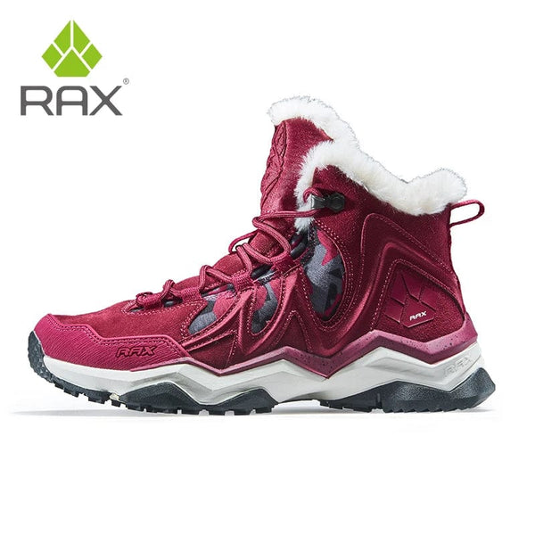Planet Gates RAX Waterproof Hiking Shoes Men Winter Outdoor Sneakers for Men Snow Boots Plush Mountain Snowboots Outdoor Tourism Jogging Shoe