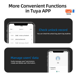 Planet Gates RAYKUBE M5 Tuya BLE Fingerprint Door Lock Digital Electronic Lock with Password/Key/IC Card/ Smartlife/ Tuya APP Unlock