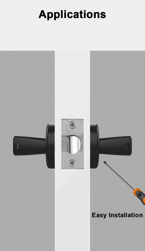 Planet Gates RAYKUBE M5 Tuya BLE Fingerprint Door Lock Digital Electronic Lock with Password/Key/IC Card/ Smartlife/ Tuya APP Unlock