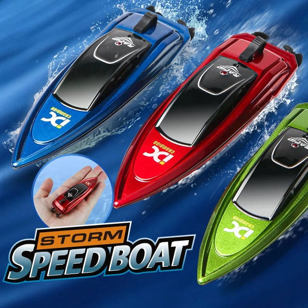 Planet Gates RC Boat Children's Mini Remote Control Boat Speedboat Summer Swimming High Speed Rowing Submarine Toys for Boys Children Gift