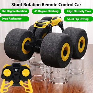 Planet Gates RC Car Stunt Drift Soft Big Sponge Tires Buggy Vehicle Model Radio Controlled Machine Remote Control Toys For Boys Gifts Indoor