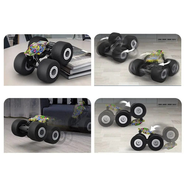 Planet Gates RC Car Stunt Drift Soft Big Sponge Tires Buggy Vehicle Model Radio Controlled Machine Remote Control Toys For Boys Gifts Indoor