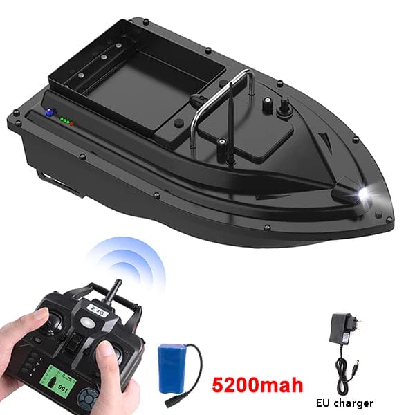 Planet Gates RC Fishing Bait Boat with Bag GPS Auto Return 2KG Load Bin 500M Distance Night Light 12000mah 6 Hours RC Ship Toy