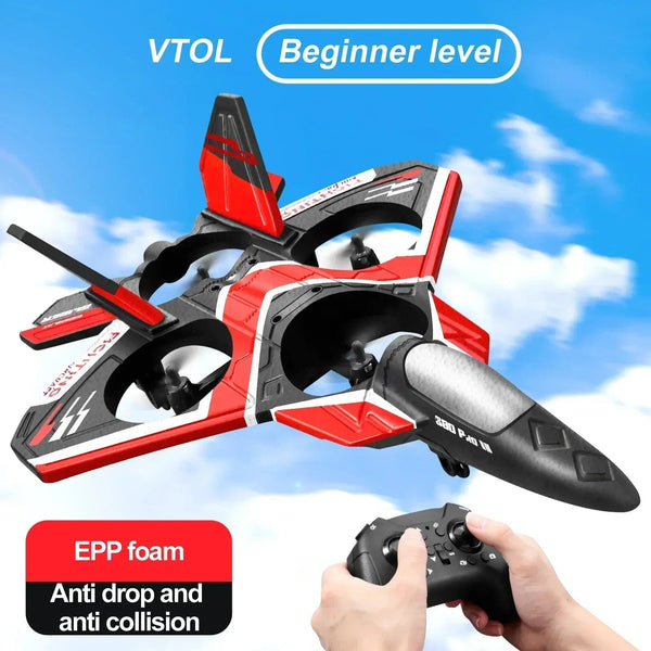 Planet Gates RC Foam Aircraft Plane With Led light 2.4G Radio Control Glider Remote Control Fighter Plane Glider Airplane Foam Boys Toys