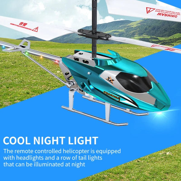 Planet Gates RC Helicopter 2.4GHZ 3.5 Channel Air Pressure Constant Height Light Remote Control Simulated Helicopter Toys Gift for Children
