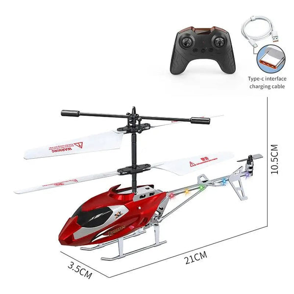 Planet Gates RC Helicopter 2.4GHZ 3.5 Channel Air Pressure Constant Height Light Remote Control Simulated Helicopter Toys Gift for Children