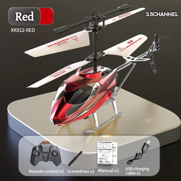 Planet Gates RC Helicopter 2.4GHZ 3.5 Channel Air Pressure Constant Height Light Remote Control Simulated Helicopter Toys Gift for Children