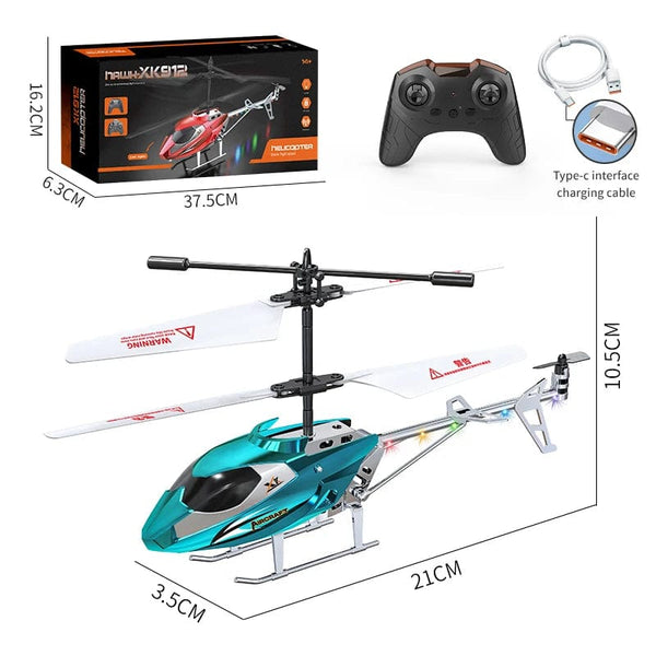 Planet Gates RC Helicopter 2.4GHZ 3.5 Channel Air Pressure Constant Height Light Remote Control Simulated Helicopter Toys Gift for Children