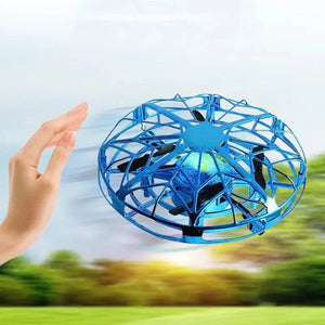 Planet Gates Rc Quadcopter Flying Helicopter Magic Hand UFO Ball Aircraft Sensing Mini Induction Drone Kids Electric Electronic Toy