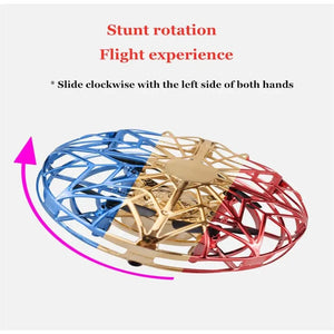 Planet Gates Rc Quadcopter Flying Helicopter Magic Hand UFO Ball Aircraft Sensing Mini Induction Drone Kids Electric Electronic Toy