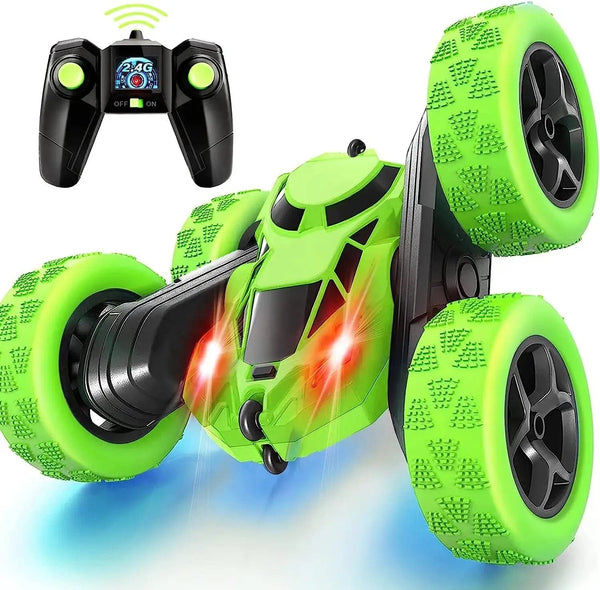 Planet Gates RC Stunt Car Children Double Sided Flip 2.4G Remote Control 360 Deree Rotation Off Road Drift RC Car Gifts For Kids Adults Boys