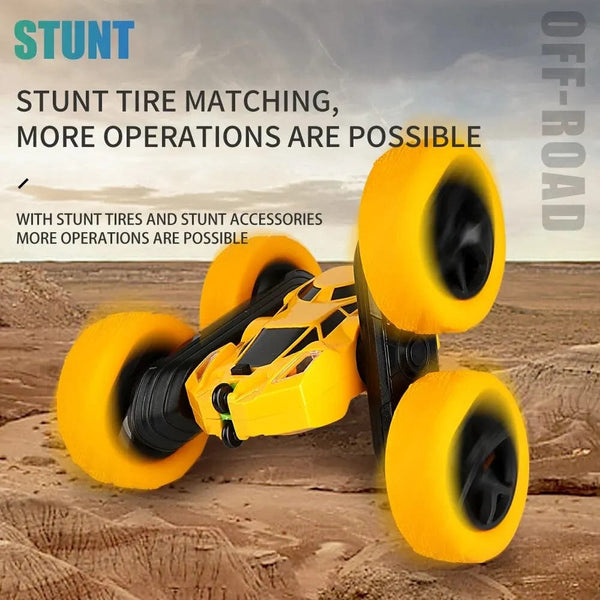 Planet Gates RC Stunt Car Children Double Sided Flip 2.4G Remote Control 360 Deree Rotation Off Road Drift RC Car Gifts For Kids Adults Boys