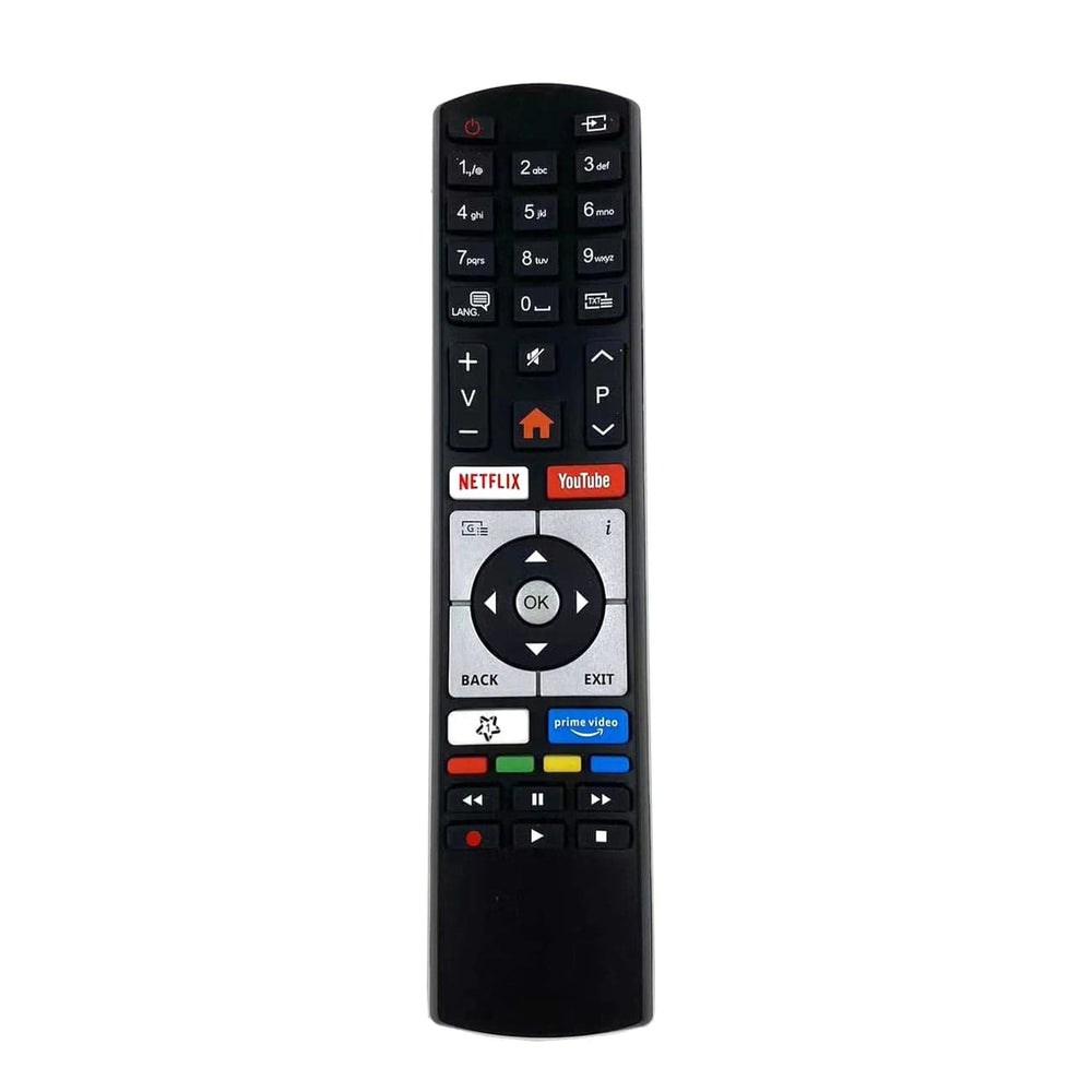 Planet Gates RC4318 Remote Control for Vestel Finlux Telefunken Edenwood 4K Smart Television RC4318P RC4390 RC4390P RC4391P