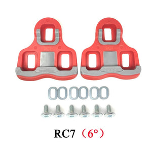 Planet Gates RC7 / CHINA Wellgo Bicycle Pedal Cleats Accessories RC7 SH10 SH11 SH12 SPD Cleats Locking Plate Splint Compatible 0/2/6 Degree Bike Pedals
