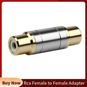 Planet Gates RCA Connector Audio Adapter Female To Female Converter Microphone AV Adapters For Home Amplifier Speaker Consumer Electronics