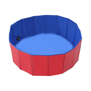 Planet Gates RD / 50x8cm Foldable Dog Bathtub Portable Bathing Basin For Cat Puppy Suitable For Indoor And Outdoor Kids Swimming Pool Summer Household