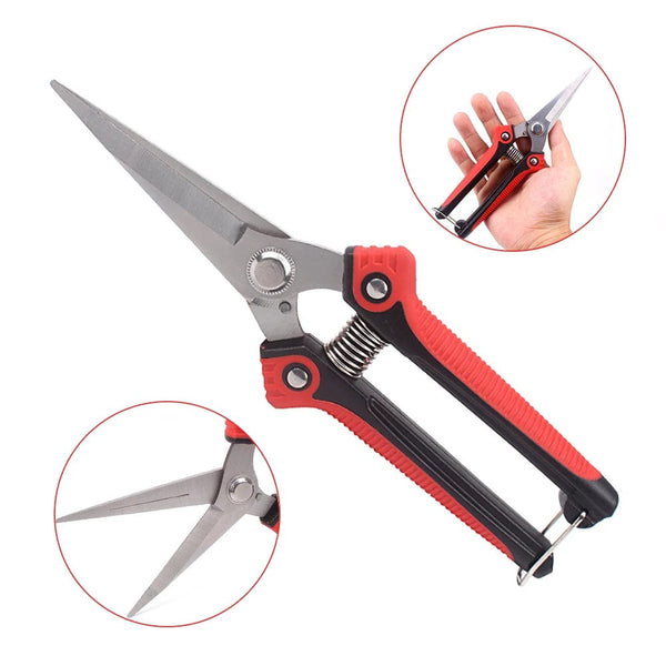 Planet Gates RDDSPON Pruning Shear Branch Scissors Stainless Steel Non-Slip Handle Sharp Garden Fruit Tree Pruning Very Sharp Garden Tools