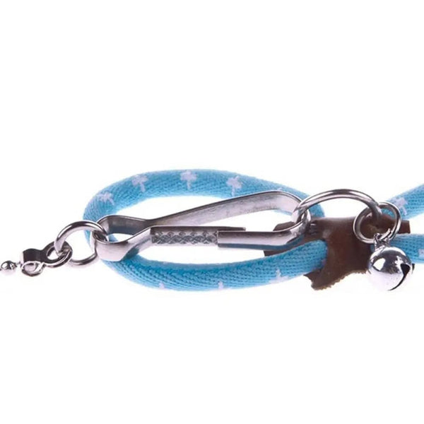 Planet Gates [ READY STOCK ] Pet Traction Rope Adjustable Soft Anti-bite Harness Leash With Bell For Bird Parrot Mouse Hamster Rat