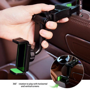 Planet Gates Rearview Mirror Phone Holder For Car 360° Rotating Phone Mount GPS Holder Universal Car Phone Holder For All Smartphones