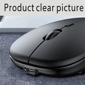 Planet Gates Rechargeable Bluetooth Mouse Wireless Dual Mode 5.2  Silent Computer  gaming  Ergonomic Mouse 2.4 USB for PC Laptops