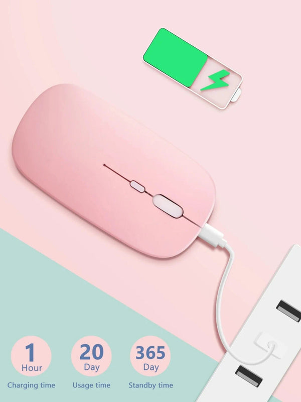 Planet Gates Rechargeable Bluetooth Mouse Wireless Dual Mode 5.2  Silent Computer  gaming  Ergonomic Mouse 2.4 USB for PC Laptops