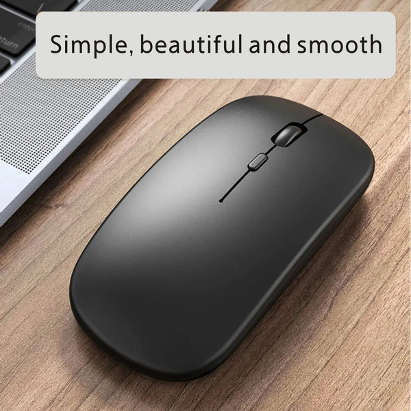 Planet Gates Rechargeable Bluetooth Mouse Wireless Dual Mode 5.2  Silent Computer  gaming  Ergonomic Mouse 2.4 USB for PC Laptops