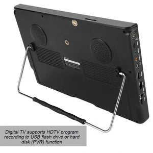 Planet Gates Rechargeable LEADSTAR D12 12 Inch Portable Mini Mobile Tv With DVBT2/H265/Hevc 1280*800 TF Card For Home/Car With Car charger