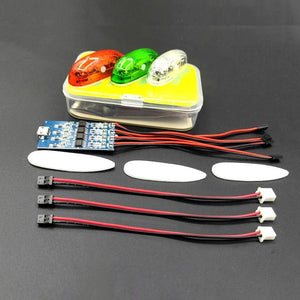 Planet Gates Rechargeable ZMR Wireless Navigation Light 1S  4 modes LED lights for RC Airplane Hobby Plane Drone Car Boat Toy Part