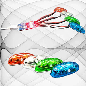 Planet Gates Rechargeable ZMR Wireless Navigation Light 1S  4 modes LED lights for RC Airplane Hobby Plane Drone Car Boat Toy Part