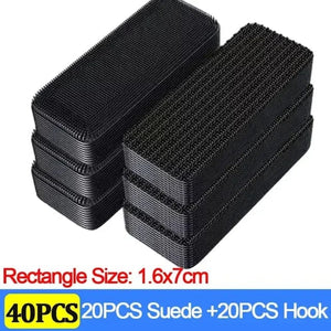 Planet Gates Rectangle-40pcs Carpet Fixing Stickers 100/2pcs Double High Adhesive Car Fixed Patches Non-slip Mat Home Floor Foot Mats Non-slip Grip Tapes New