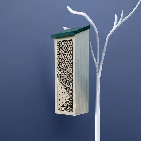 Planet Gates Rectangular Honeycomb 1pc Wooden Insect Hotel, Bee House Wooden Insect Bee House Wood Shelter Nesting Box For Outdoor Garden Decoration