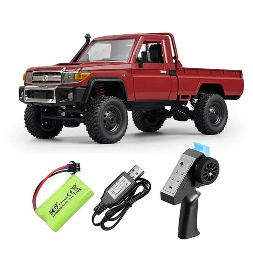 Planet Gates Red 1:12 MN82 Full Scale MN LC79 RTR Version RC Car 2.4G 4WD 280 Motor Proportional Off-Road Remote Control Car For Boys Xmas Gifts