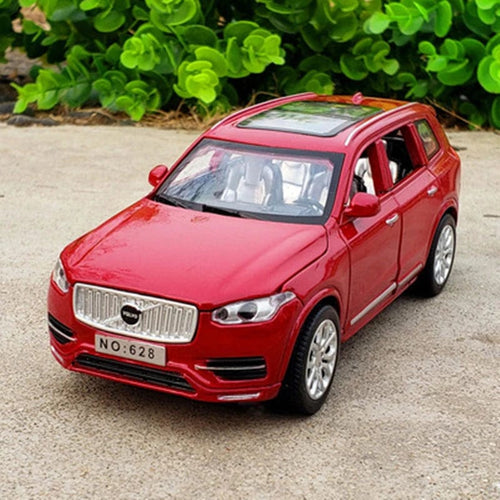 Planet Gates Red 1:32 VOLVO XC90 SUV Alloy Car Model Diecasts Metal Toy Vehicles Sound Light Simulation Collectibles Boy Kids Cars Toys Gifts