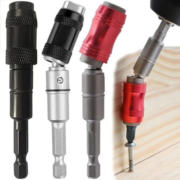 Planet Gates Red 1/4 "Hex Magnetic Ring Screwdriver Bits Drill Hand Tools Drill Bit Extension Rod Quick Change Holder Drive Guide Screw Drill Tip