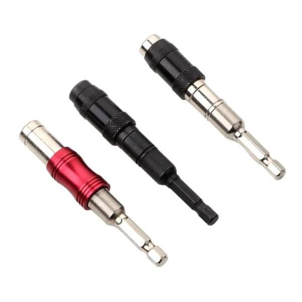 Planet Gates Red 1/4 "Hex Magnetic Ring Screwdriver Bits Drill Hand Tools Drill Bit Extension Rod Quick Change Holder Drive Guide Screw Drill Tip