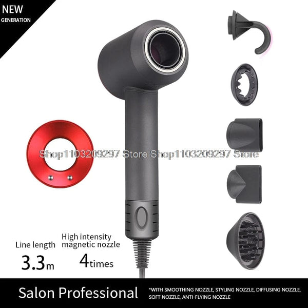 Planet Gates Red 1 Parts 3.3m / EU Super Hair Dryer Leafless Hair dryer Personal Hair Care Styling Negative Ion Tool Constant Anion Electric Hair Dryers