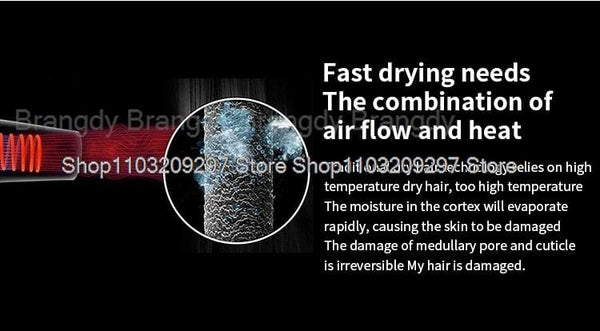 Planet Gates Red 1 Parts 3.3m / EU Super Hair Dryer Leafless Hair dryer Personal Hair Care Styling Negative Ion Tool Constant Anion Electric Hair Dryers