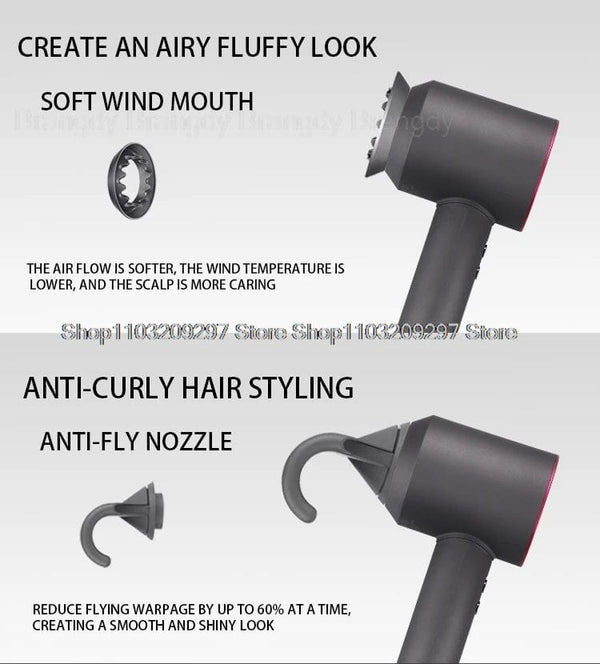 Planet Gates Red 1 Parts 3.3m / EU Super Hair Dryer Leafless Hair dryer Personal Hair Care Styling Negative Ion Tool Constant Anion Electric Hair Dryers