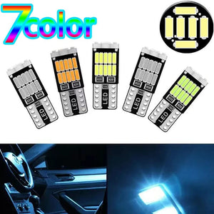 Planet Gates Red 10pcs T10 Led Canbus No Error Car Interior Light T10 26 SMD 4014 Chip Car Interior Dome Reading License Plate Light Signal Lamp