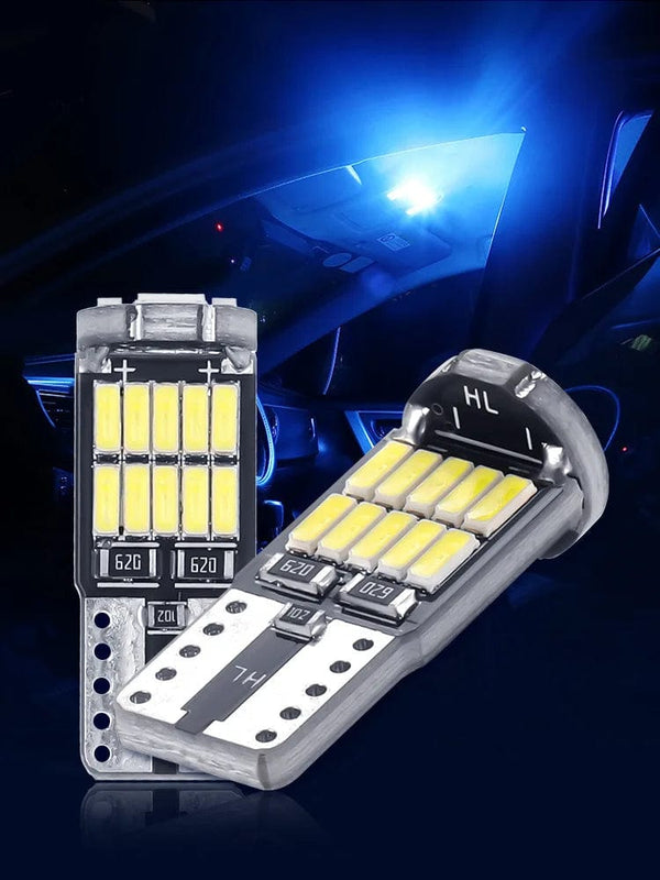 Planet Gates Red 10pcs T10 Led Canbus No Error Car Interior Light T10 26 SMD 4014 Chip Car Interior Dome Reading License Plate Light Signal Lamp