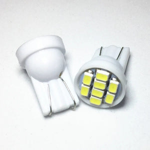 Planet Gates Red 10pcs T10 LED W5W car Boot light parking light 8SMD 1210 LED W5W Motorcycle lamp 192 168 Wedge Indicator Lamps Door light DC 12V