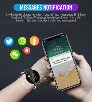 Planet Gates red 119S Smartwatch Bluetooth Smart Watch Men Blood Pressure Women Smart Band Clock Sports Fitness Tracker Watch For Android IOS