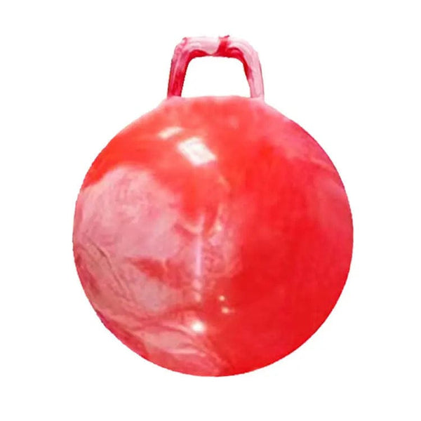 Planet Gates red 18" Hopper Ball with Handle Bouncing Ball Marble Bouncy Balls Hopping Toys Inflatable Hop Ball Jumping Ball for Boys Girls