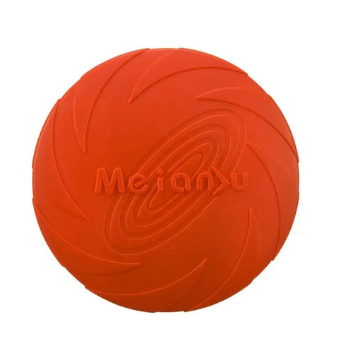 Planet Gates Red / 18CM OUZEY Bite Resistant Flying Disc Toys For Dog Multifunction Pet Puppy Training Toys Outdoor Interactive Game Pet Dogs Products
