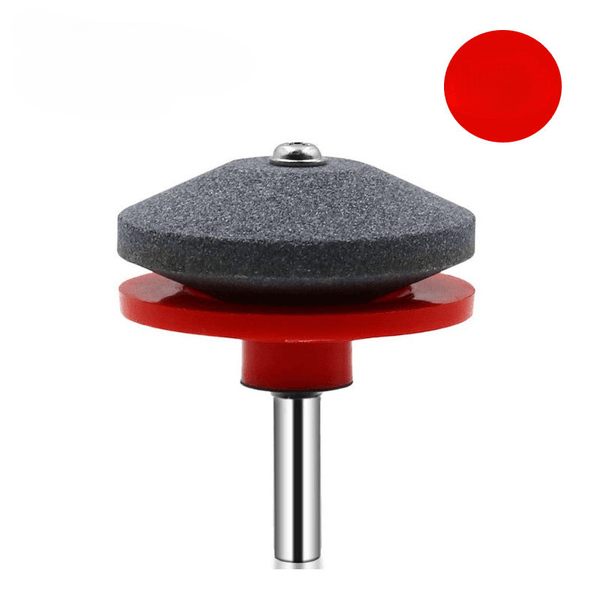 Planet Gates Red 1pc Faster Lawn Mower Sharpener Lawnmower Blade Sharpener Universal Grinding Rotary Drill Cuts, Lawn Mower Parts & Accessories